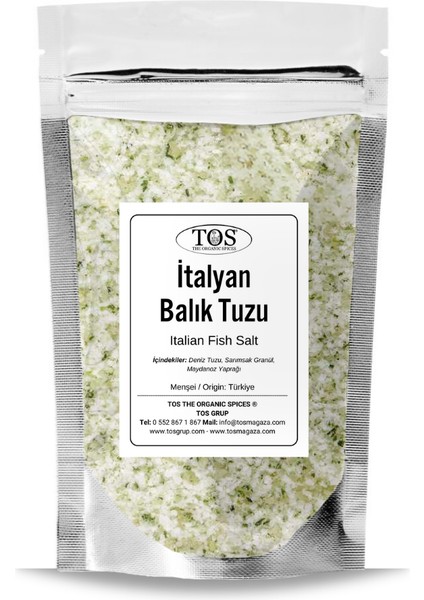 TOS The Organic Spices Italyan Balık Tuzu 1 kg