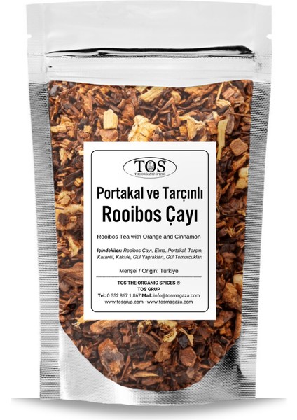 Portakal ve Tarçınlı Rooibos Kış Çayı 250 gr