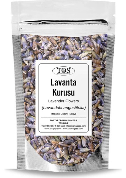 Lavanta Kurusu 500 gr (1. Kalite) Lavandula Angustifolia / Lavender Flowers, Lavanta Çayı