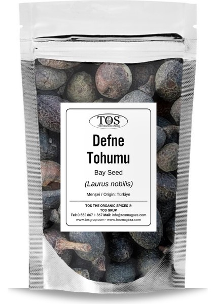 TOS The Organic Spices Defne Tohumu 250 gr