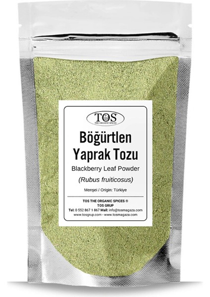 TOS The Organic Spices Böğürtlen Yaprağı Tozu 500 gr