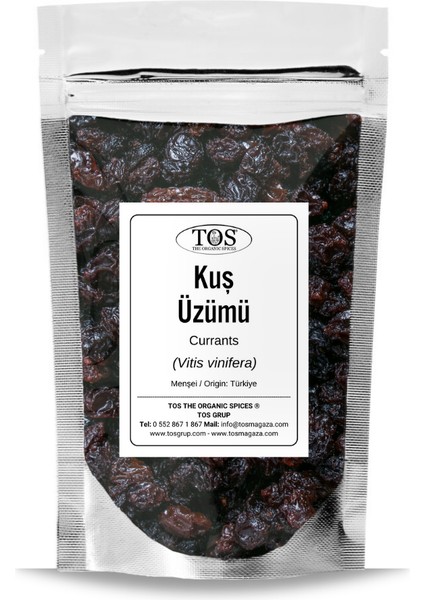 TOS The Organic Spices Kuş Üzümü 100 gr