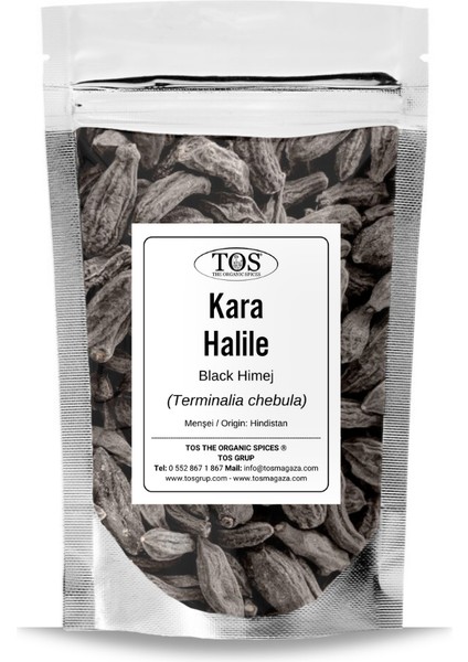 Kara Halile 500 gr Terminalia Chebula / Kali Harad, Black Himej