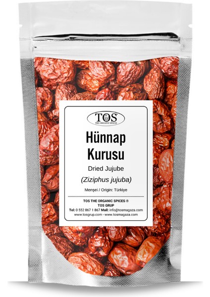 TOS The Organic Spices Hünnap Kurusu 500 gr