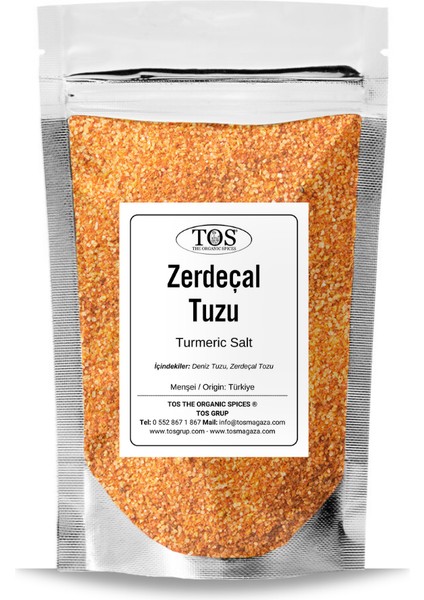 TOS The Organic Spices Zerdeçal Tuzu 1 kg