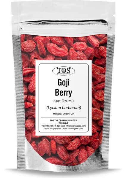 Goji Berry 250 gr Kurt Üzümü (1. Kalite) Lycium Barbarum