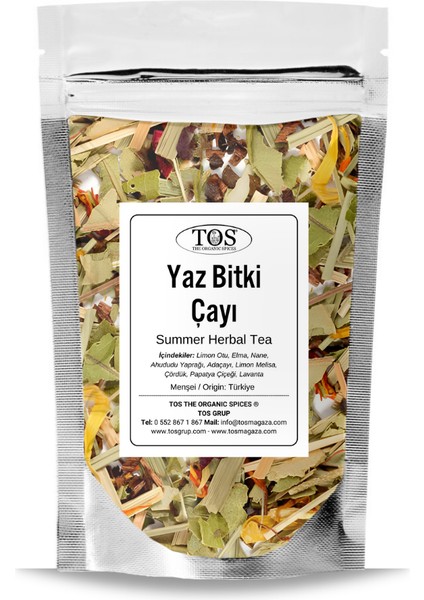 Yaz Bitki Çayı 100 gr (1. Kalite) Summer Herbal Tea