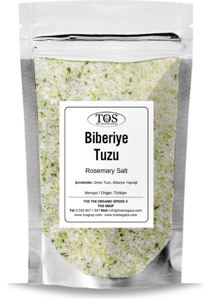 TOS The Organic Spices Biberiye Tuzu 5 kg