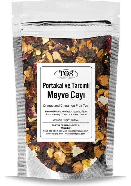 Portakal ve Tarçınlı Meyve Çayı 100 gr