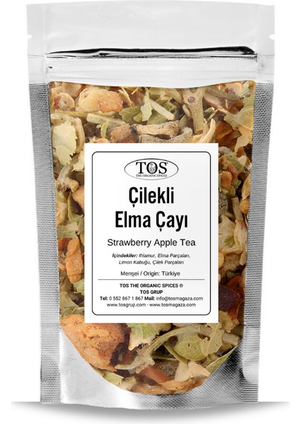 Çilekli Elma Çayı 100 gr