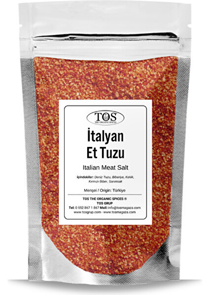 TOS The Organic Spices Italyan Et Tuzu 500 gr