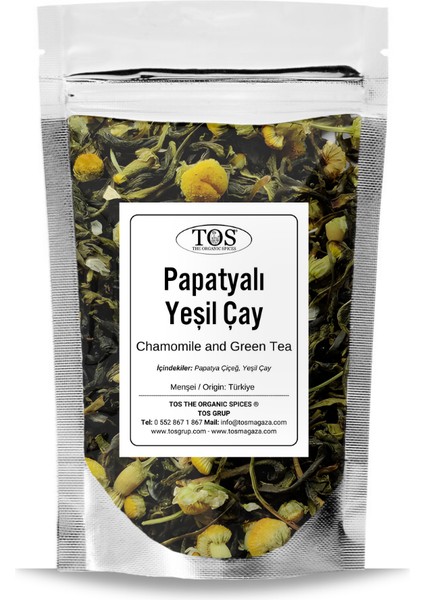Papatya ve Yeşil Çay 40 gr