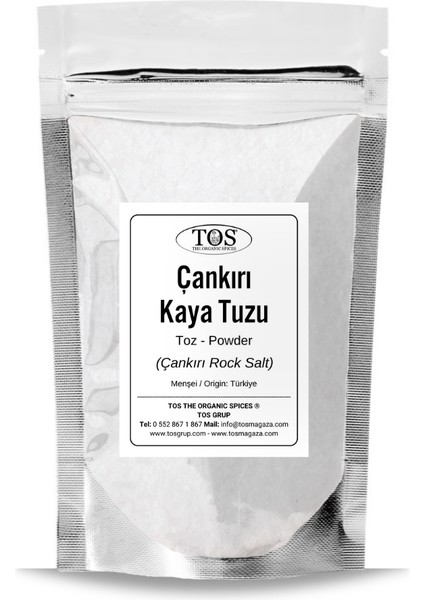 TOS The Organic Spices Çankırı Kaya Tuzu 2,5 kg