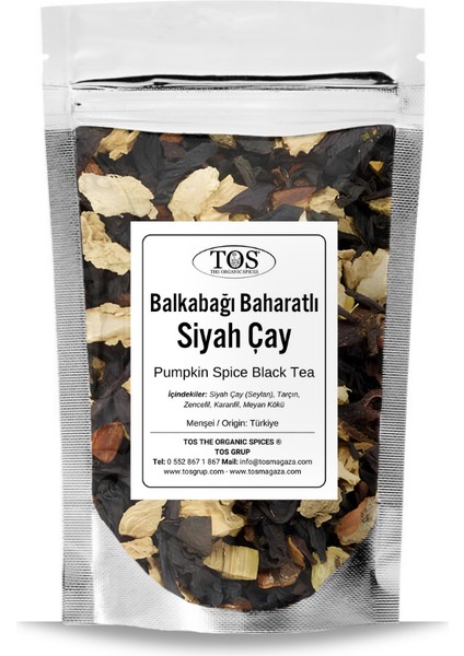Balkabağı Baharatlı Siyah Çay 250 gr