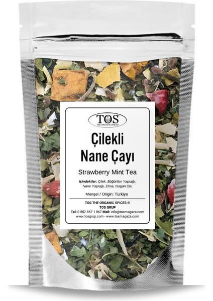 Çilekli Nane Çayı 100 gr