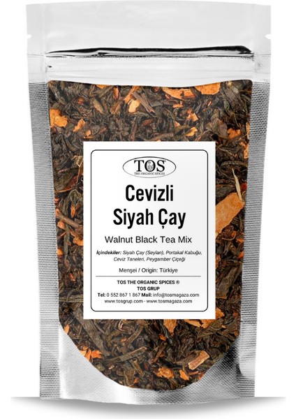 TOS The Organic Spices Cevizli Siyah Çay Karışımı 40 gr