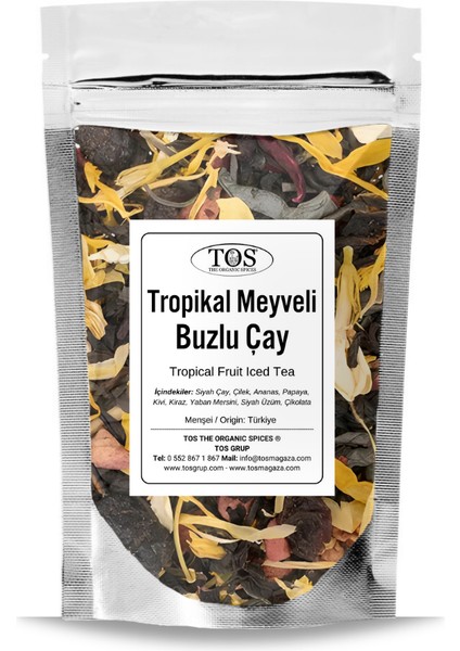 Tropikal Meyveli Buzlu Çay 100 gr