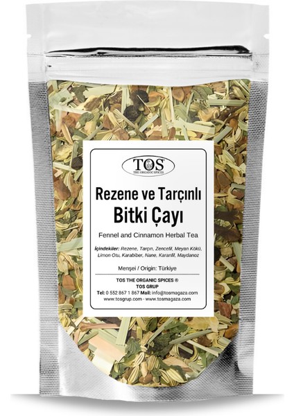 Rezene ve Tarçınlı Bitki Çayı 40 gr (1. Kalite) Fennel And Cinnamon Herbal Tea