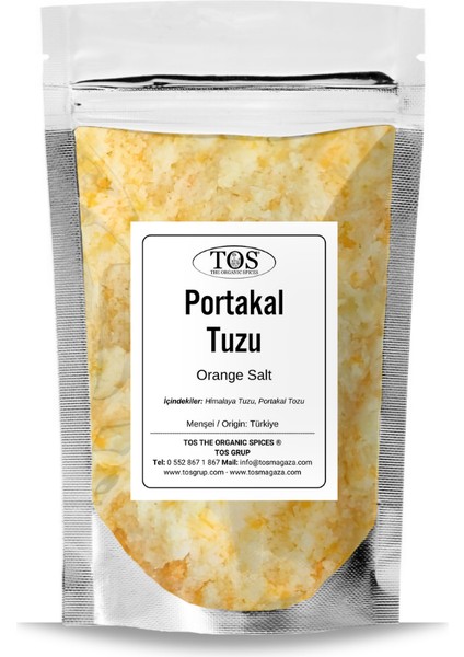 TOS The Organic Spices Portakal Tuzu 2,5 kg