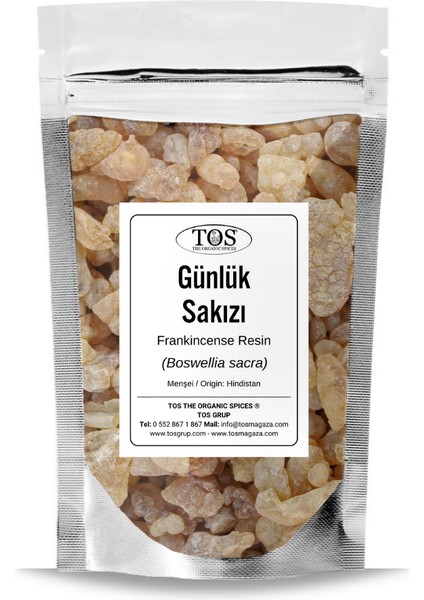 Günlük Sakızı 50 gr (1. Kalite) Boswellia Sacra / Frankincense
