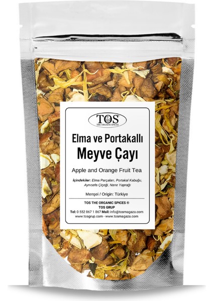 Elma ve Portakallı Meyve Çayı 100 gr
