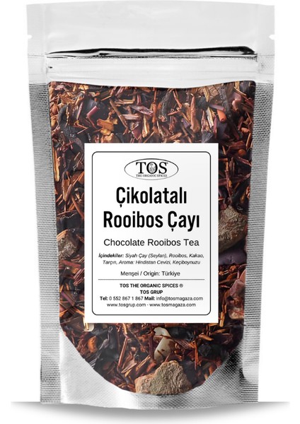 Çikolatalı Rooibos Çayı 40 gr (1. Kalite) Chocolate Rooibos Tea
