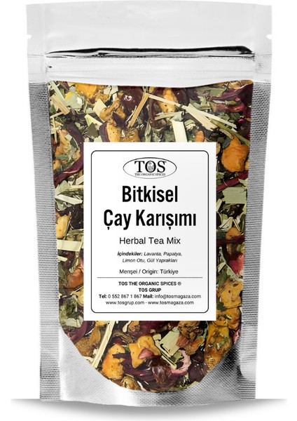 Bitkisel Çay Karışımı 250 gr (1. Kalite) Herbal Tea Blend