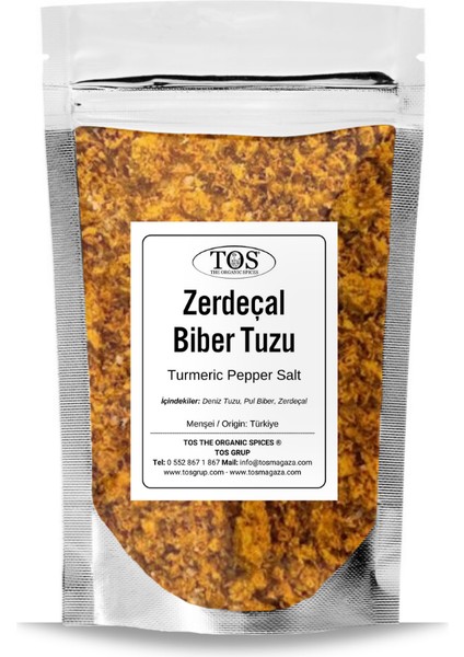 TOS The Organic Spices Zerdeçal Biber Tuzu 2,5 kg