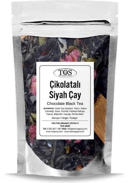 Çikolatalı Siyah Çay 100 gr