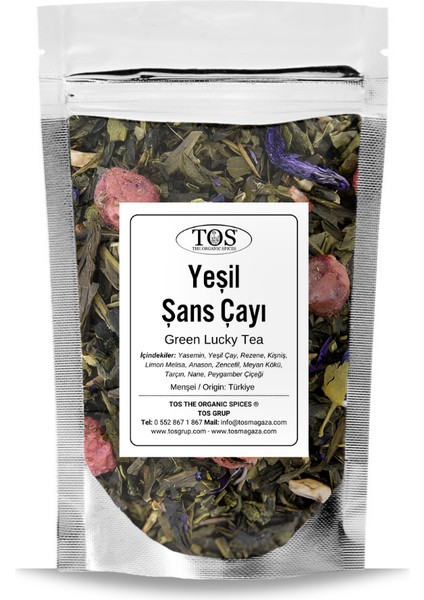Yeşil Şans Çayı 100 gr (1. Kalite) Green Luck Tea
