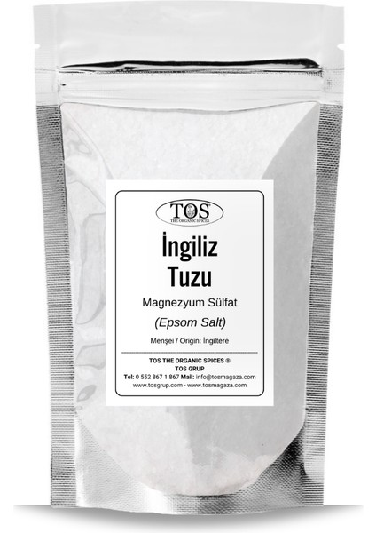 Ingiliz Tuzu 5 kg Epsom Tuzu Epsom Salt
