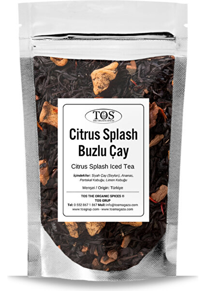 TOS The Organic Spices Citrus Splash Buzlu Çay 40 gr