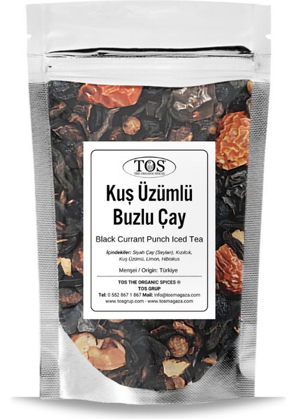 Siyah Kuş Üzümü Punch Buzlu Çay 250 gr