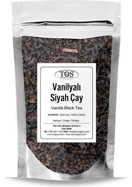 Vanilyalı Siyah Çay 100 gr