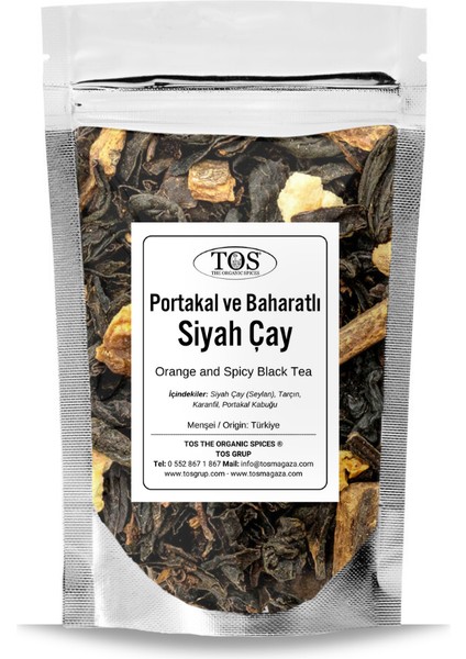 Portakal ve Baharatlı Siyah Çay 40 gr (1. Kalite) Orange And Spiced Black Tea