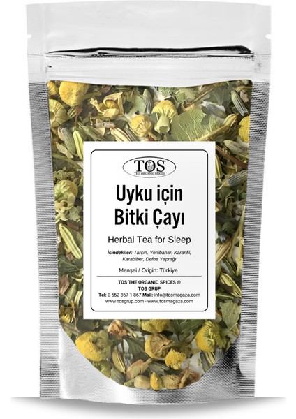 Uyku Için Bitki Çayı 100 gr (1. Kalite) Herbal Sleep Tea