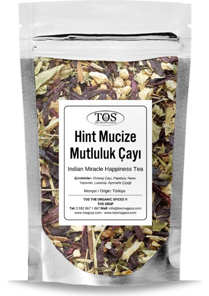 Hint Mucize Mutluluk Çayı 40 gr (1. Kalite) Indian Miracle Happiness Tea