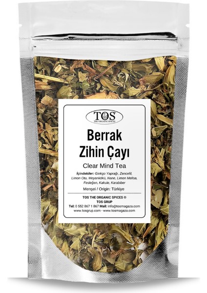 Berrak Zihin Çayı 100 gr (1. Kalite) Clear Mind Tea