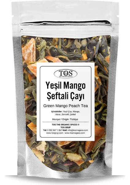 Yeşil Mango Şeftali Çayı 100 gr