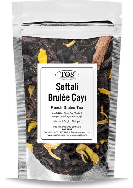 Şeftali Brulée Çayı 40 gr
