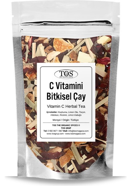C Vitamini Bitkisel Çay 250 gr (1. Kalite) Vitamin C Herbal Tea