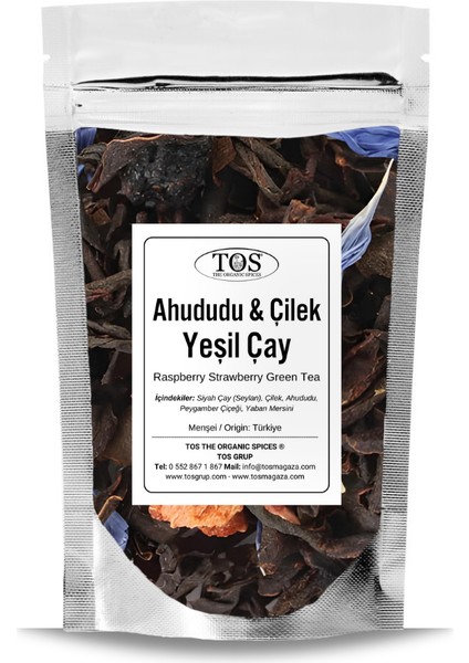 Ahududu Çilek Yeşil Çay 100 gr