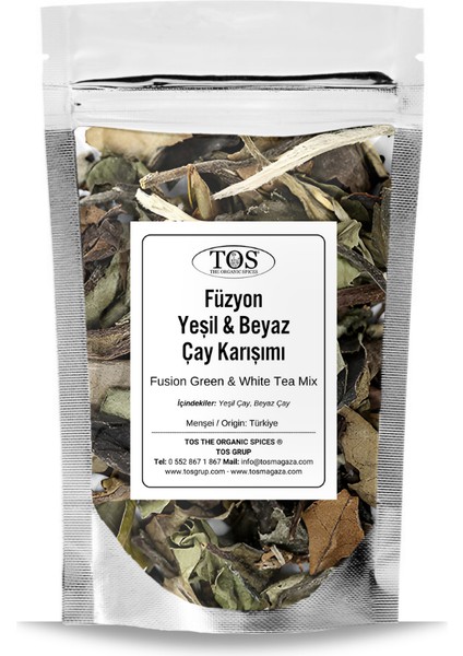 Füzyon Yeşil & Beyaz Çay 40 gr
