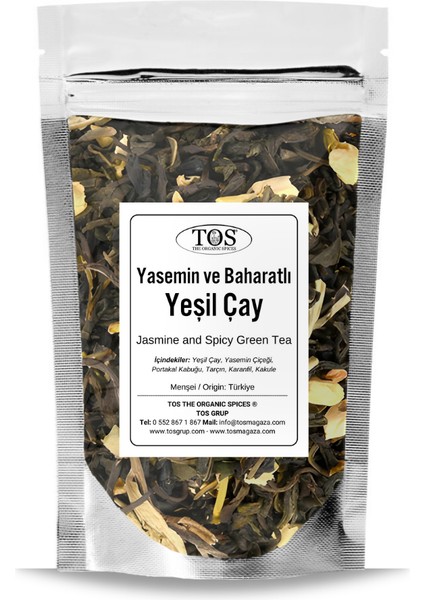 Yasemin ve Baharatlı Yeşil Çay 40 gr