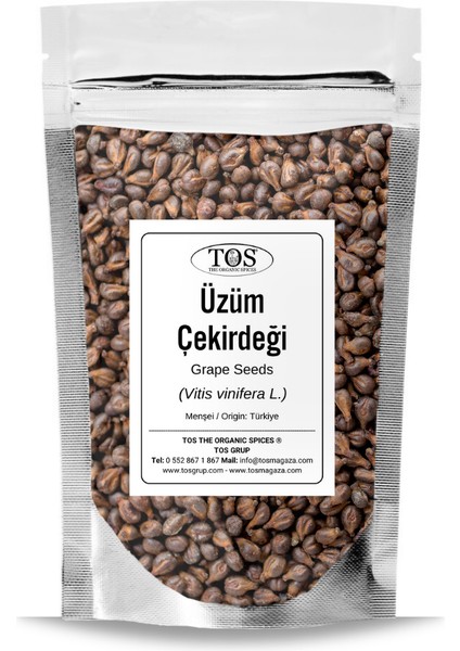 TOS The Organic Spices Üzüm Çekirdeği 1 kg