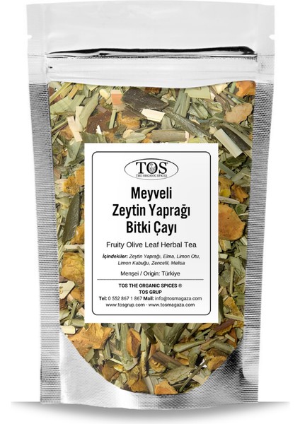 Meyveli Zeytin Yaprağı Bitki Çayı 40 gr (1. Kalite) Fruity Olive Leaf Herbal Tea