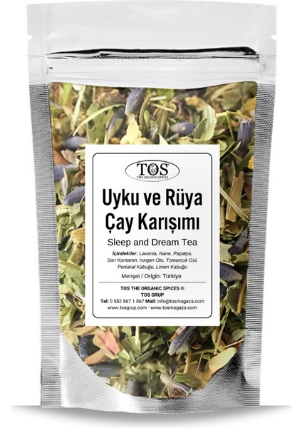 Uyku ve Rüya Çayı 100 gr (1. Kalite) Sleep And Dream Tea