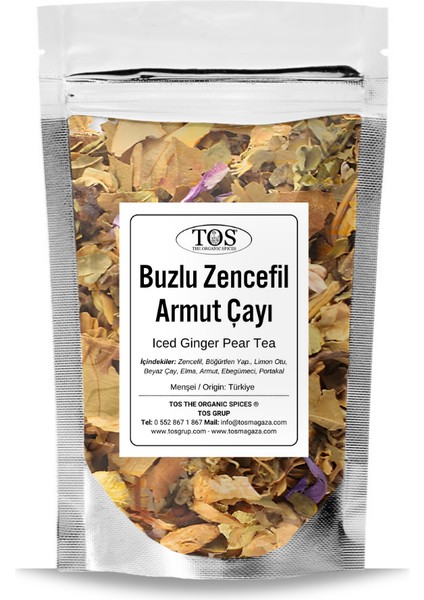 Buzlu Zencefil Armut Çayı 100 gr