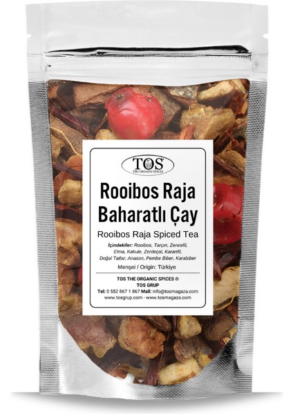 Rooibos Raja Baharatlı Çay 100 gr