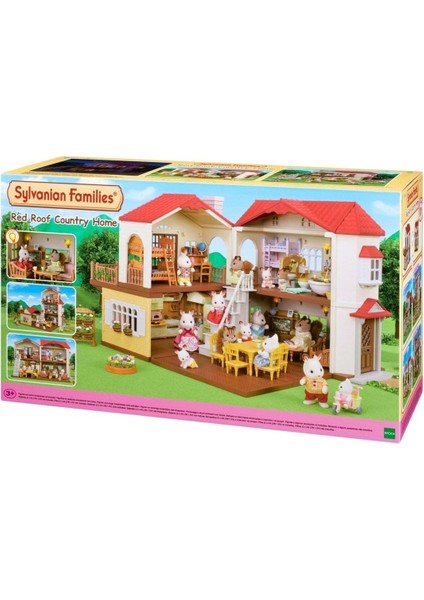 Erfa Grup - Sylvanian Families Kırmızı Çatılı Işıklı Şehir Evi